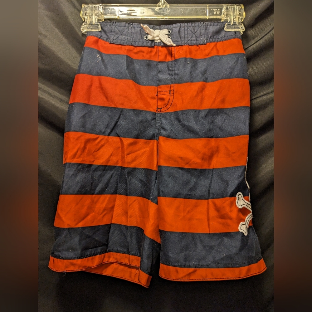 Gymboree Red and Blue Swimshorts- boys 8